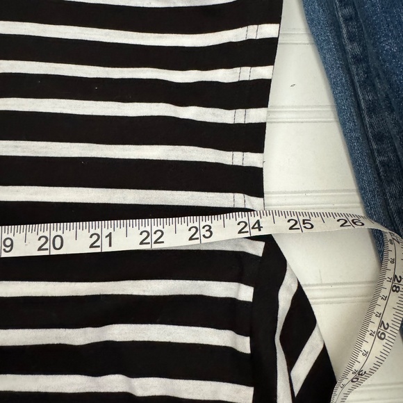 Cogthebigsmoke Dris Stripe Pullover Top Black White M - Picture 8 of 12